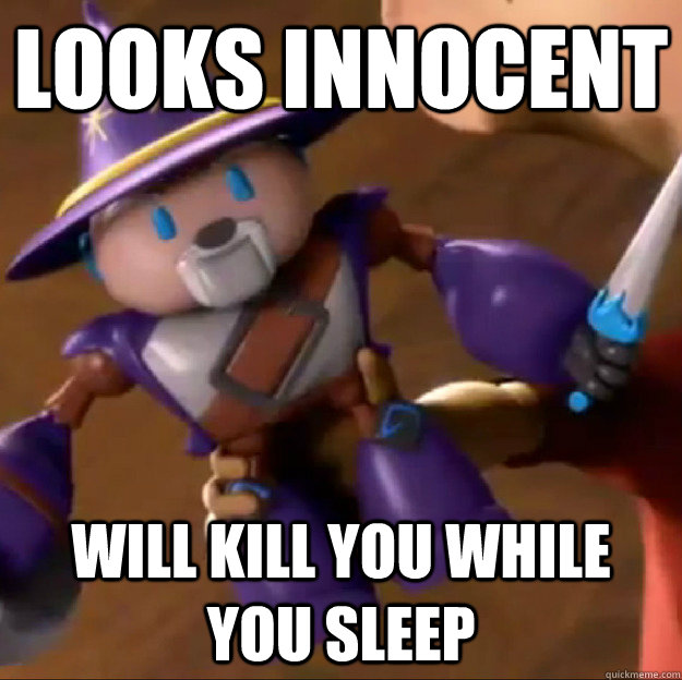 Looks Innocent Will kill you while you sleep  Sparlock