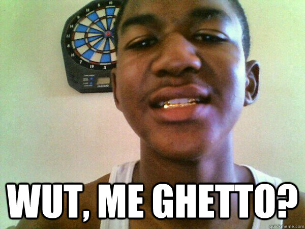  Wut, ME ghetto?   thug Trayvon Martin