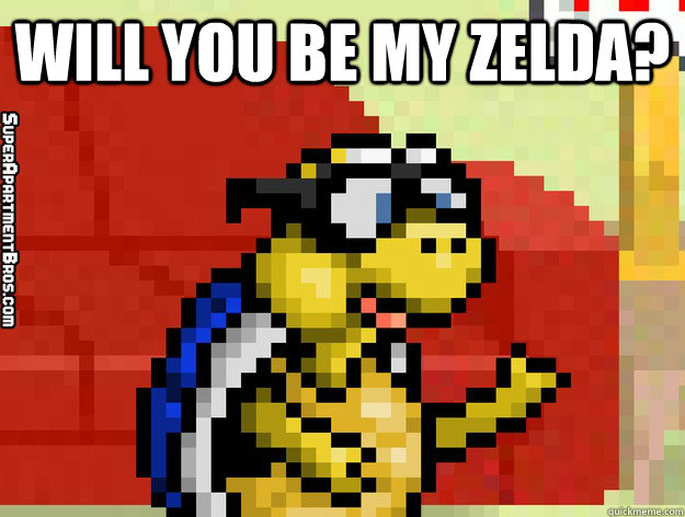 Will you be my zelda?   Video Game Valentine