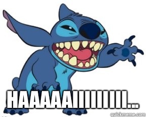  HAAAAAIIIIIIIII...  Awkward Stitch