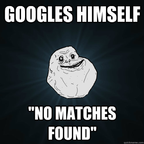 googles himself 