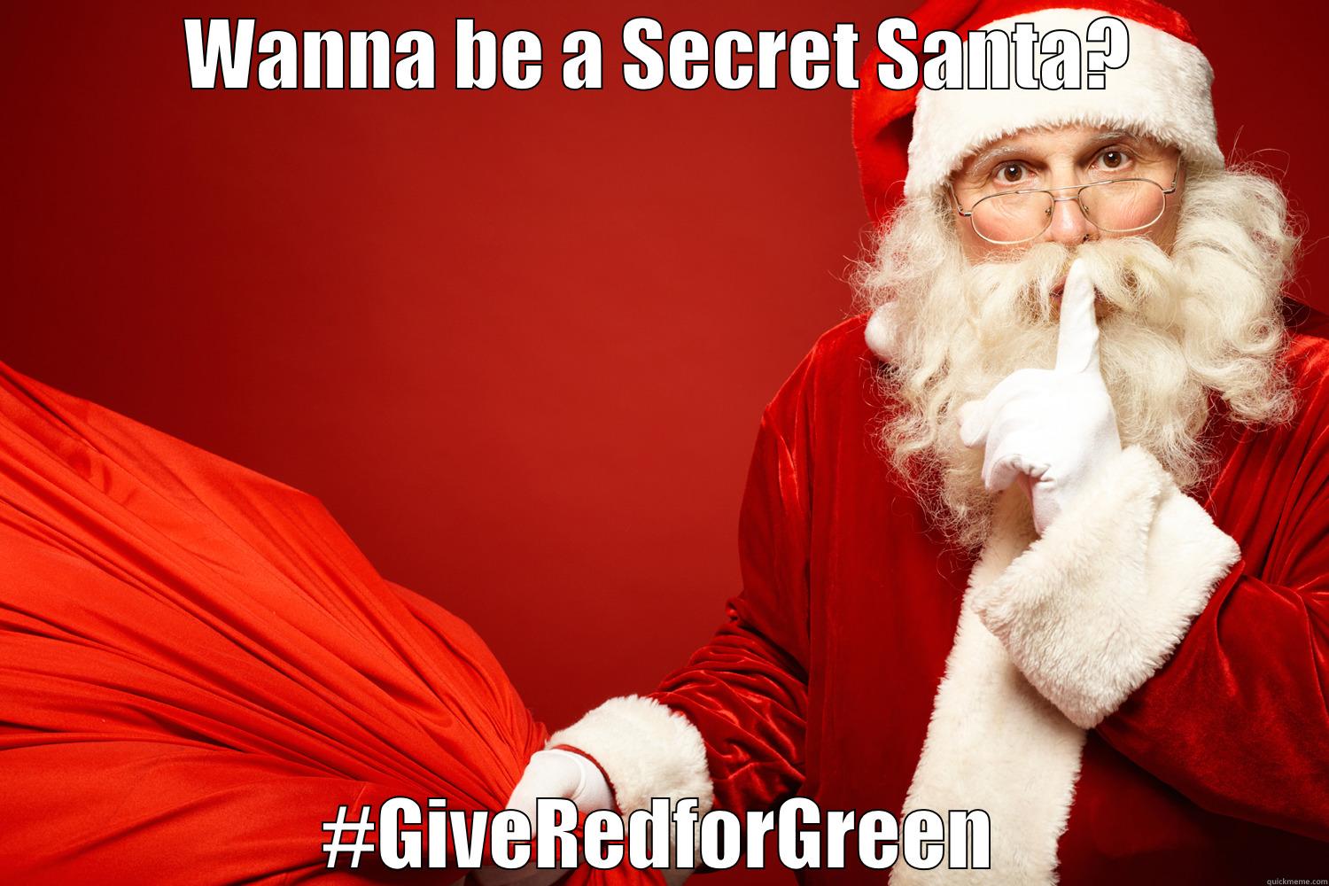 WANNA BE A SECRET SANTA? #GIVEREDFORGREEN Misc