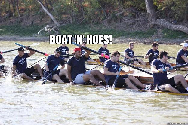 Boat 'n' Hoes!   Winnipeg Jets rowing