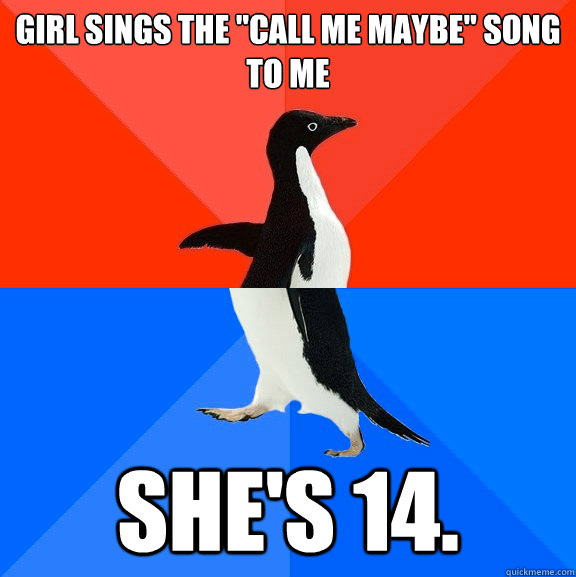 Girl sings the 