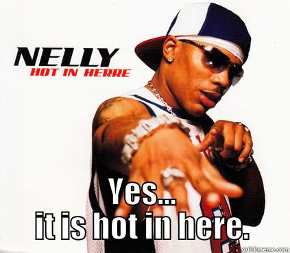  YES... IT IS HOT IN HERE. Misc