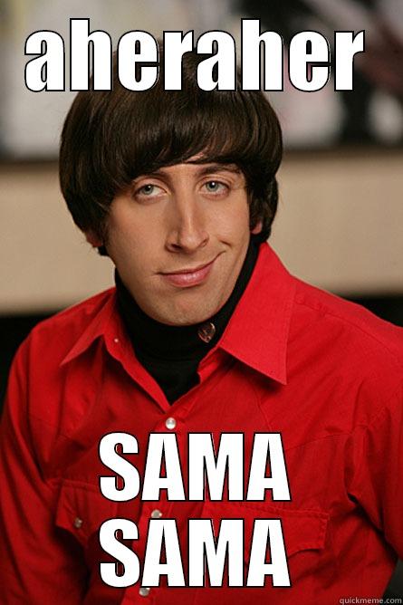 hohoho tak lawak apo laie - AHERAHER SAMA SAMA Pickup Line Scientist