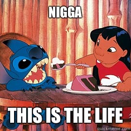 Nigga This is the life  Stitch