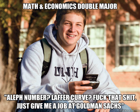 Math & economics double major 