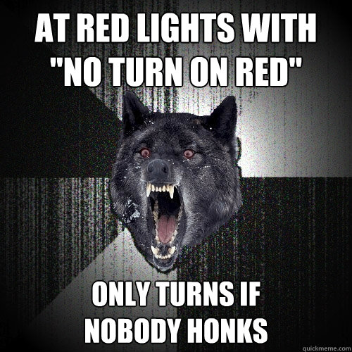 at red lights with
