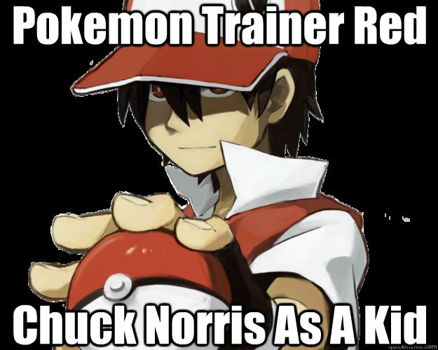 Pokemon Trainer Red Chuck Norris As A Kid - Pokemon Trainer Red Chuck Norris As A Kid  Red Is Chuck Norris