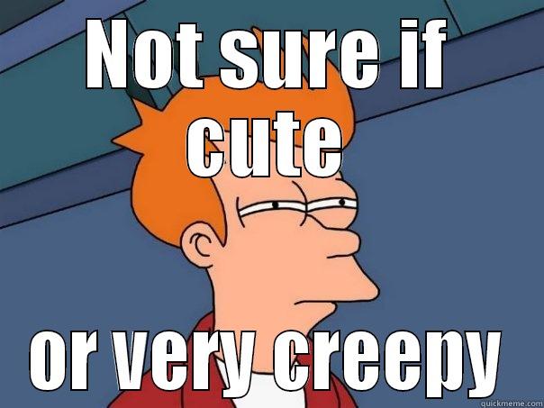 NOT SURE IF CUTE OR VERY CREEPY Futurama Fry