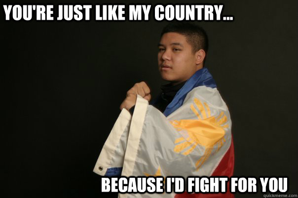 You're just like my country... Because I'd fight for you  - You're just like my country... Because I'd fight for you   mark and his country