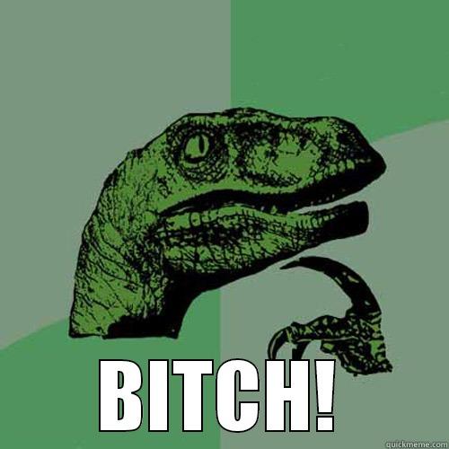  BITCH! Philosoraptor