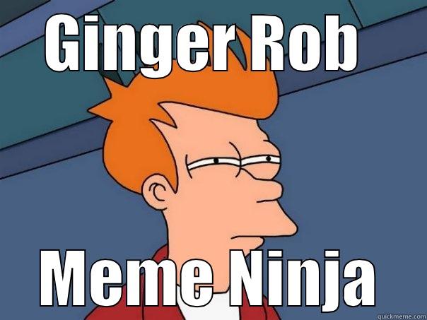 GINGER ROB  MEME NINJA Futurama Fry