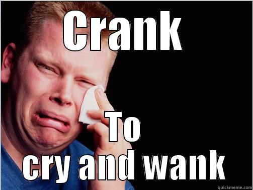 CRANK TO CRY AND WANK Misc