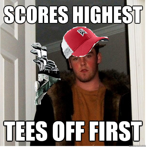 Scores Highest Tees off First - Scores Highest Tees off First  Misc
