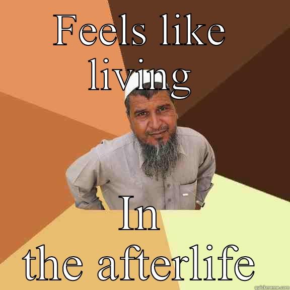 FEELS LIKE LIVING IN THE AFTERLIFE Ordinary Muslim Man