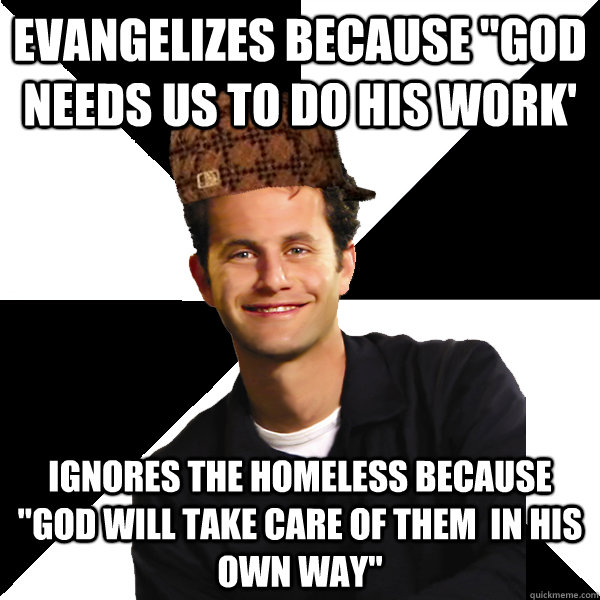 evangelizes because 