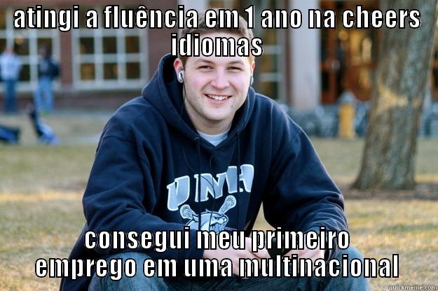 ATINGI A FLUÊNCIA EM 1 ANO NA CHEERS IDIOMAS CONSEGUI MEU PRIMEIRO EMPREGO EM UMA MULTINACIONAL Mature College Senior