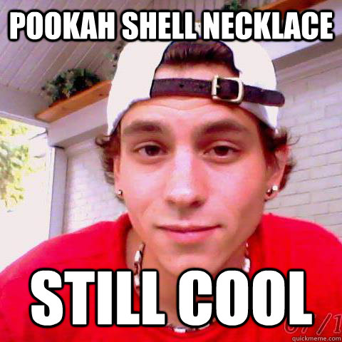 Pookah shell necklace still cool  