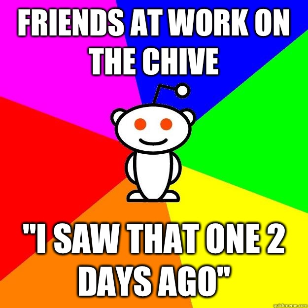 Friends at work on the chive 