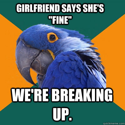 Girlfriend says she's 