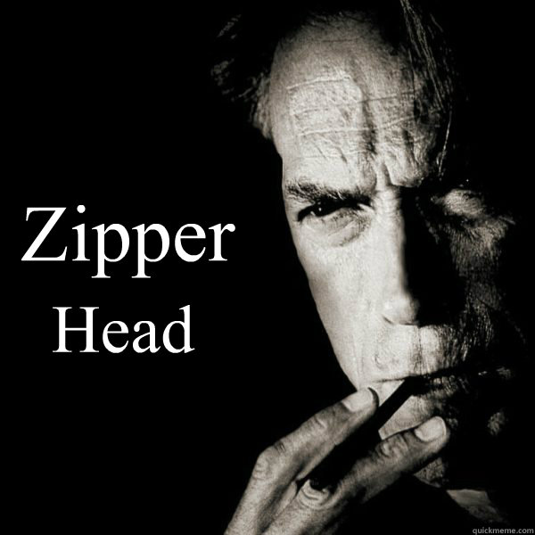Zipper Head  Clint Eastwood