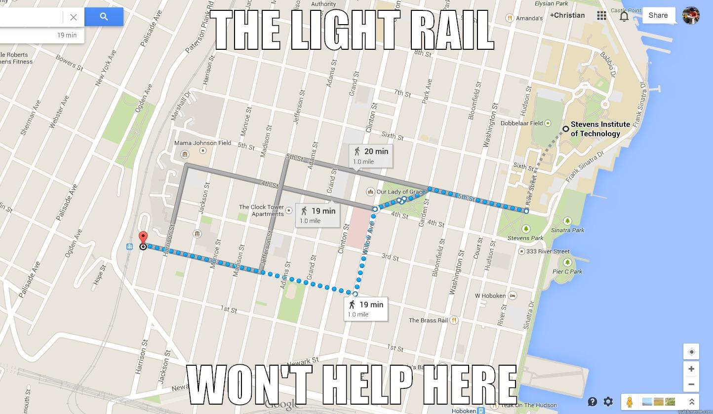 THE LIGHT RAIL WON'T HELP HERE Misc
