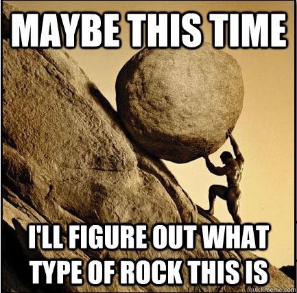 Maybe this time I'll figure out what type of rock this is  