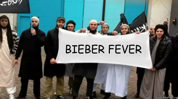 BIEBER FEVER - BIEBER FEVER  Sharia4captioncontests