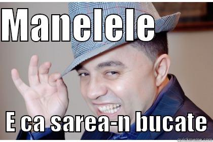 MANELELE           E CA SAREA-N BUCATE Misc