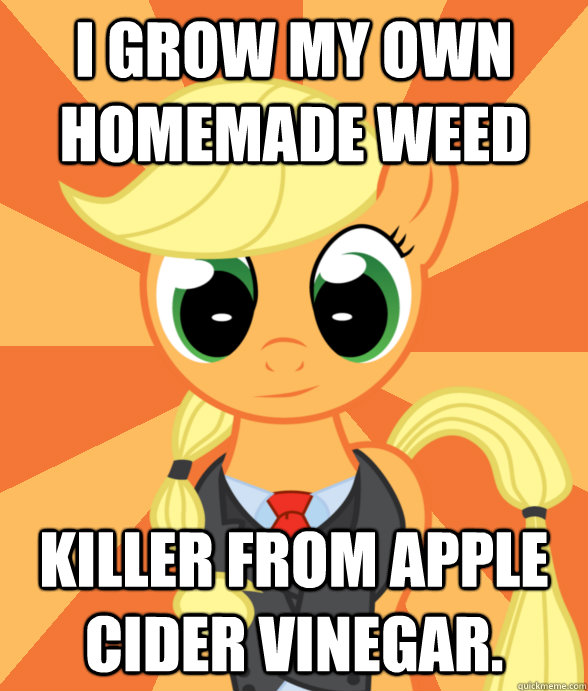 I grow my own homemade weed killer from apple cider vinegar.  Successful Applejack