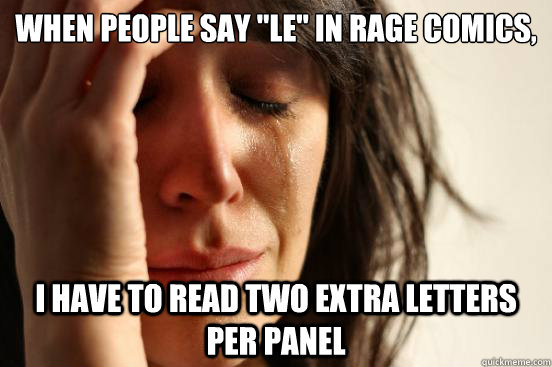 when people say 
