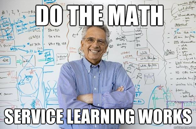 Do the Math Service learning works  Engineering Professor