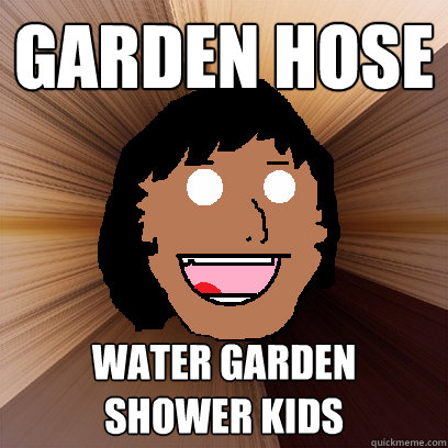 GARDEN HOSE WATER GARDEN  SHOWER KIDS  