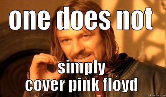 ONE DOES NOT SIMPLY COVER PINK FLOYD Boromir