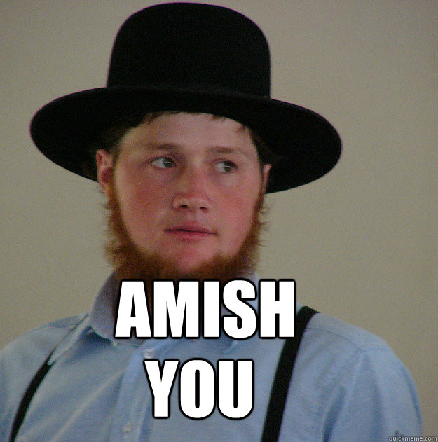 AMISH  YOU  