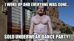 I woke up and everyone was gone... solo underwear dance party! - I woke up and everyone was gone... solo underwear dance party!  BB Underwear