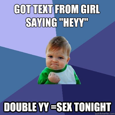 Got text from girl saying 