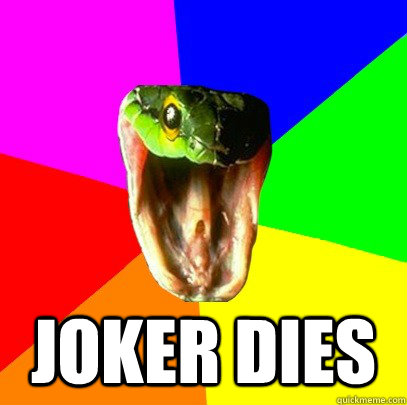 Joker dies  Spoiler Snake