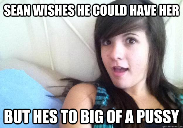SEAN WISHES HE COULD HAVE HER BUT HES TO BIG OF A PUSSY  Unique dildo