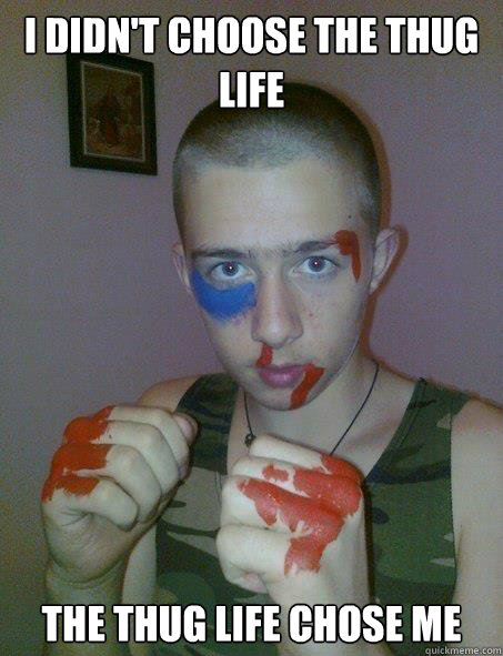 I didn't choose the thug life the thug life chose me - I didn't choose the thug life the thug life chose me  I didnt choose...
