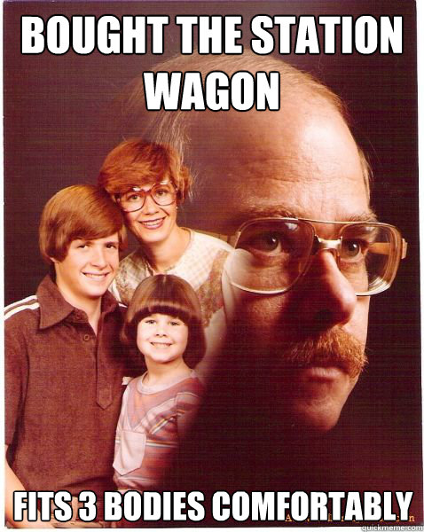 Bought the Station wagon Fits 3 bodies comfortably - Bought the Station wagon Fits 3 bodies comfortably  Vengeance Dad