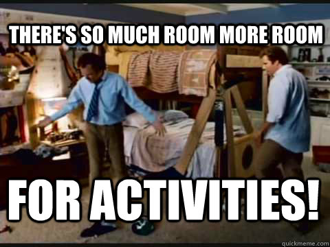 There's so much room more room for activities! - There's so much room more room for activities!  Step Brothers Bunk Beds