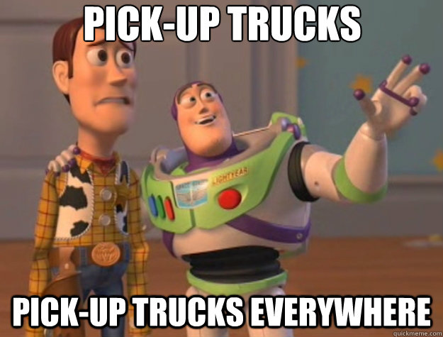 Pick-up Trucks Pick-up trucks everywhere - Pick-up Trucks Pick-up trucks everywhere  Toy Story