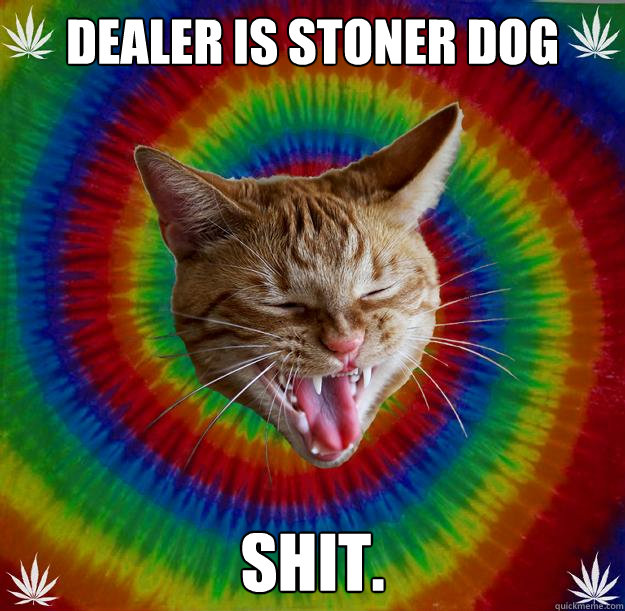 Dealer is stoner dog Shit. - Dealer is stoner dog Shit.  Stoner Cat