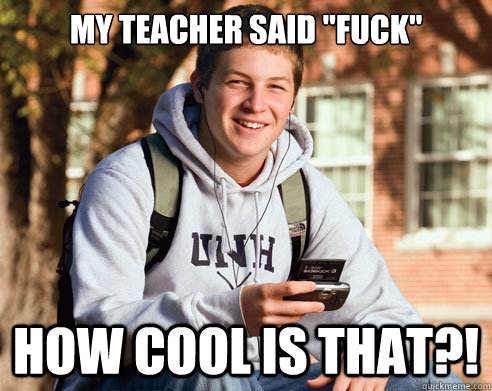 my teacher said 