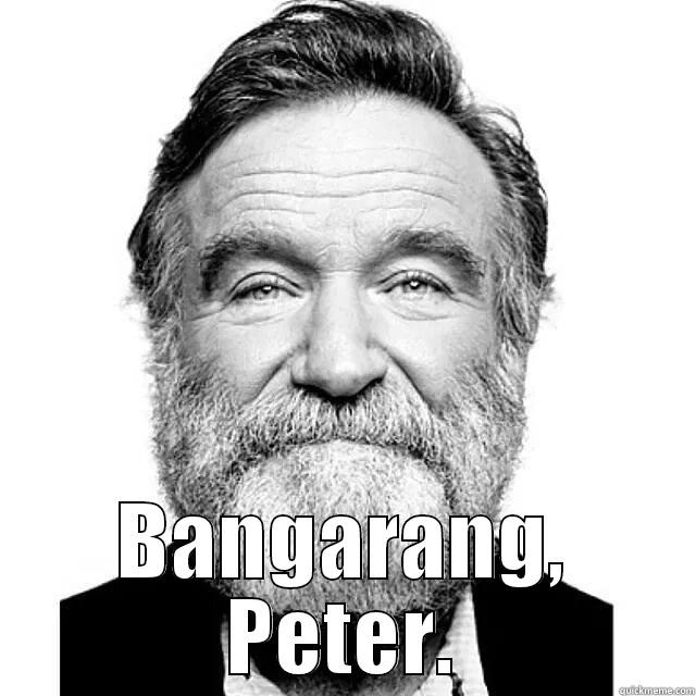  BANGARANG, PETER. Misc