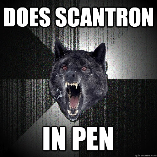 does scantron in pen  Insanity Wolf