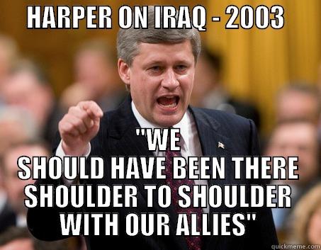 Harper 2003 -      HARPER ON IRAQ - 2003                